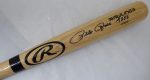 Pete Rose Autographed Blonde Official Bat Reds "4256" In Black PR Holo