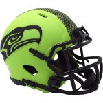 Unsigned S.e.a.t.t.l.e Seahawks Rave Green Speed Mini Helmet Stock #238327