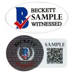 John Smoltz Autographed Official Hall of Fame HOF Logo Baseball Beckett BAS Witness Stock #252791 - Image 2