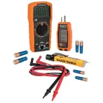 Klein Tools 80101 Circuit Breaker Finder Kit, GFCI Outlet and Receptacle Tester Kit, Multimeter, NCVT, Outlet Tester, Leads, 4-Piece - Image 10