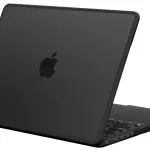 BlueSwan Anti-Cracking Hard Shell Case Compatible with MacBook Pro 14-inch M5 2026 2025-2021 Release M4 M3 M2 M1 Pro/Max Chip, Anti-Fingerprint Soft TPU Bumper, Frosted Black