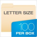 Pendaflex File Folders, Letter Size, 8-1/2" x 11", Classic Manila, 1/3-Cut Tabs in Left, Right, Center Positions, 100 Per Box (65213) - Image 6