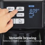 Hamilton-Beach FlexBrew Trio Coffee Maker, Single Serve or Full Pot, Compatible with Pod Coffee Makers, Programmable Timer, Bold & Regular Brew, Easy Cleaning Coffee Machine (Renewed) - Image 3