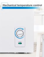 BLACK+DECKER 2.0 Cu. Ft. Compact Chest Freezer, Deep Freezer Holds Up To 70 Lbs. of Frozen Food, Removable Storage Basket, Manual Defrost, White - Image 5