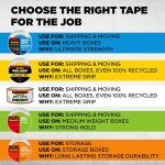 Scotch Heavy Duty Shipping Packing Tape, Clear, Shipping and Packaging Supplies, 1.88 in. x 54.6 yd., 6 Tape Rolls - Image 4