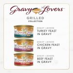 Purina Fancy Feast Gravy Lovers Poultry and Beef Grilled Gourmet Wet Cat Food Variety Pack - (Pack of 30) 3 oz. Cans - Image 15