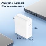 Mac Book Pro Charger- 140W USB C GaN Power Adapter with Magnetic 3 Cable (6.6FT) for MacBook Pro 14-inch 16-inch with M1/M2/M3/M4 Pro/Max Model (2021-2025 Model) Fast Charge Support - Image 5