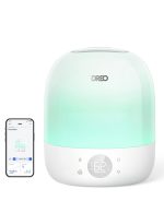 DREO Humidifier 409S, Humidifiers for Bedroom Baby, Ultra Quiet 28dB & 3L Top Fill Cool Mist Humidifier for Nursery, Smart Air humidifier for Plants, 1500+ RGB Night Light & Sleep Routine Trainer (Renewed)
