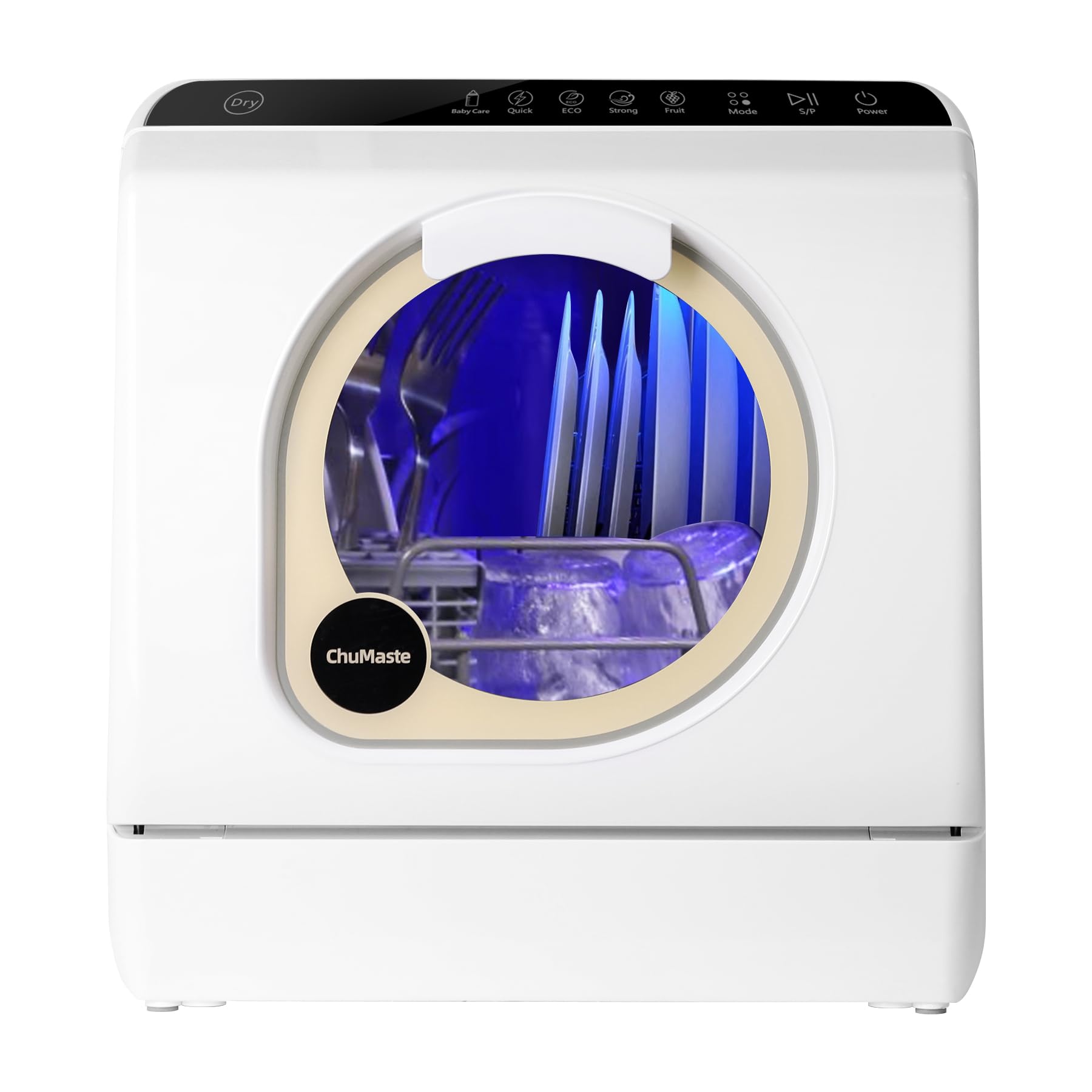 6123mbAQDrL ChuMaste Dishwasher Machine.Countertop Dishwasher With Tank Portable Dishwasher Two Water Supply Methods, Suitable For Apartments And Rvs. - Image 1