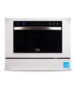 BLACK+DECKER BCD6W 6 Place Setting ENERGY STAR Portable Compact Countertop Dishwasher