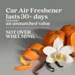 Enviroscent Non-Toxic Car Air Freshener (Black Vanilla & Mandarin) Natural Car Air Freshener | Essential Oil Diffuser | Car Scent Lasting Over 180 Days | 3 Packs of 2 Hanging Auto Stix - Image 6