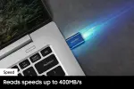 Samsung Type-C USB Flash Drive, 256GB, Transfers 4GB Files in 11 Secs w/Up to 400MB/s USB 3.2 Gen 1 Read Speeds, Compatible w/USB 3.0/2.0, Waterproof, 2022, Blue, MUF-256DA/AM - Image 5