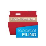 Pendaflex Hanging File Folders, Letter Size, Assorted Colors, 1/5-Cut Adjustable Tabs, 25 Per Box (81663) - Image 5