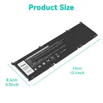 86Wh 69KF2 M59JH 8FCTC 70N2F Battery for Dell XPS 15 9500 9510 9520 Precision 5550 5560 5570 7510 M15 M17 R3 R4,G15 5510 5511 5515 5520 5521,G7 7500,Inspiron 7510 7610 P87F P91F P45E p100f - Image 9