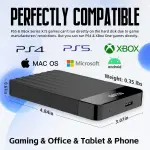 YOTUO Portable External Hard Drive Storage Expansion Mobile HDD USB 3.0 USB-C for PC, Mac, Desktop, Laptop, PS4, PS5, Xbox One X/S, Xbox 360, Xbox Series X/S, Office & Game (Black, 1TB) - Image 8