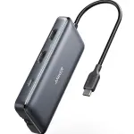Anker Laptop Docking Station Dual Monitor, 8-in-1 USB C Hub, 4K Dual Monitor with 2 HDMI, 1 Gbps Ethernet Hub, 85W Power Delivery, SD Card Reader for MacBook Pro, XPS and More (Charger not Included)