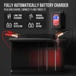 1.75-Amp Car Battery Charger, 6V and 12V Smart Fully Automatic Battery Charger Maintainer, Trickle Charger, Battery Desulfator for Car, Lawn Mower, Motorcycle, Boat, Marine Lead Acid Batteries - Image 7