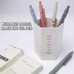 UIXJODO Gel Pens, 5 Pcs 0.5mm Black Ink Pens Fine Point Smooth Writing Pens, High-End Series Pens for Journaling Note Taking, Cute Office School Supplies Gifts for Women Men (Morandi) - Image 3