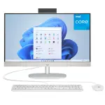 HP 24 Touchscreen All-in-One Desktop Computer for Home and School, Intel Processor, 23.8" FHD Display, 16GB DDR4 RAM, 512GB PCIe SSD, WiFi 6, Bluetooth 5.3, Business AIO, White