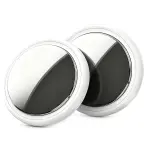 Air Tracker Tags - 2 Pack, Bluetooth Tracker for iPhone ipad Find My(iOS Only),Key Item Finder Locator with Sound, Smart Luggage Tag for Suitcases Keys/Bags/Pets/Wallet/Backpack,Battery Replaceable