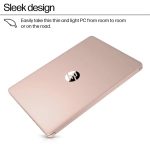 HP Rose Gold Ultrabook 14 Laptop with Office 365, Intel 4-Core CPU, 1.1TB Storage (1TB OneDrive and 64GB Emmc), 8GB RAM, Windows 11, No Mouse (Renewed) - Image 9