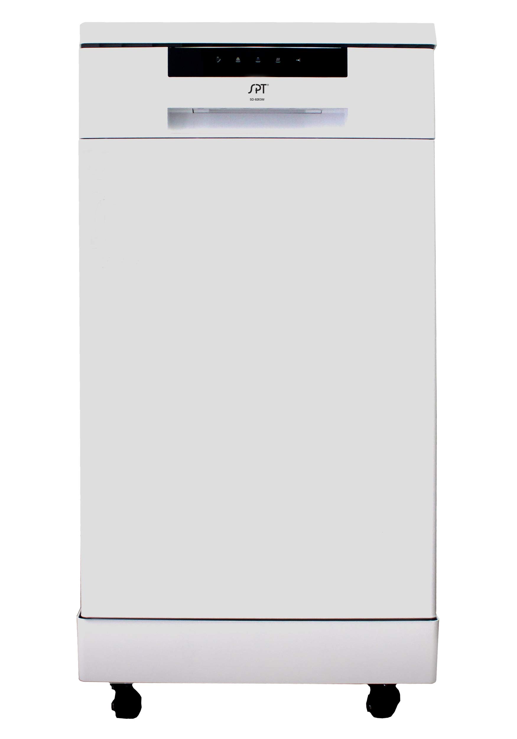 61bgNDAVDPL SPT SD-9263W 18″ Energy Star Portable Dishwasher – White - Image 1