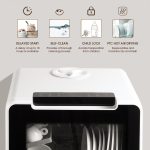 HAVA Countertop Dishwasher, 8 Wash Programs NEW Upgraded Model Portable Dishwasher with Child Lock & Delayed Start Function, 5L Water Tank for Apartments, Dorms, and RVs - No Hookup Needed - Image 8