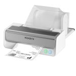 MUNBYN Bluetooth Thermal Label Printer with Label Holder, RW405B Wireless 4x6 Shipping Label Printer Replaceable Print-Head