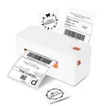 Perfetonair Bluetooth Thermal Shipping Label Printer, 4x6 Portable Wireless Thermal Address Label Printer for Small Business, Compatible with iPhone Android Windows, Used for Ebay Shopify USPS, White