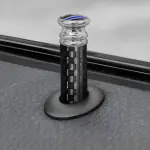 Moly Magnolia 4PCS Car Door Lock Knobs, American Flag Carbon Fiber Door Lock Pin Cover, Decorative Modification Door Lock Bolt Pin Cover, Auto Accessories Universal for SUV, Truck, Van (Style C) - Image 2