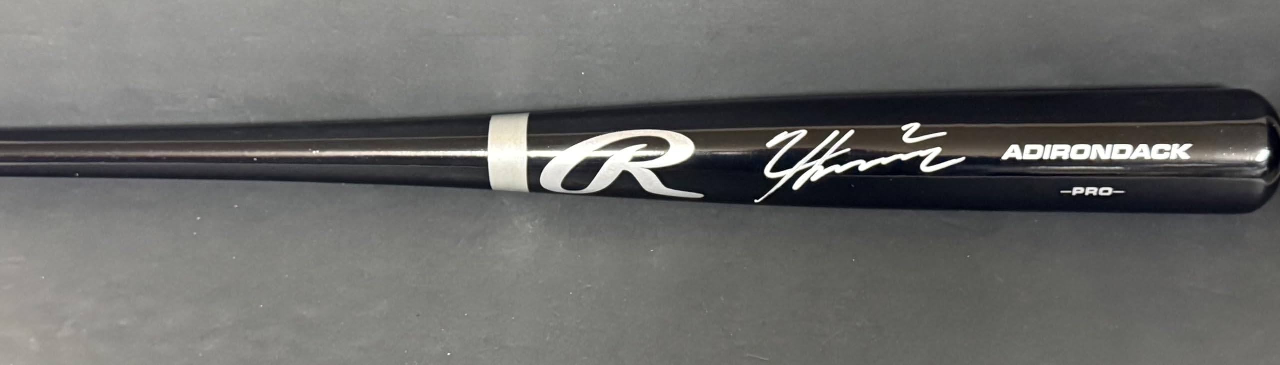 61koE5oZdjL Nico Hoerner Chicago Cubs Autographed Signed Black Baseball Bat Beckett WITNESS Hologram - Image 1