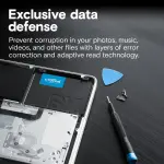 Crucial BX500 1TB 3D NAND SATA 2.5-Inch Internal SSD, up to 540MB/s - CT1000BX500SSD1, Solid State Drive - Image 5