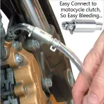 vbaxy Brake Bleeder Hose- One Way Check Valve Tube Bleeding Tool Kit for Motorcycle Clutch - Image 6