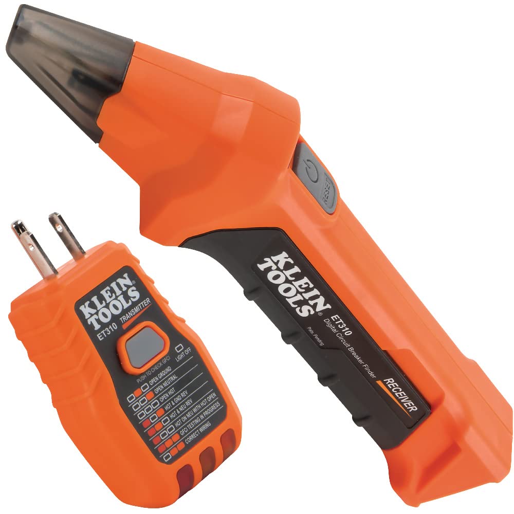 61pw8oA02AL Klein Tools ET310 AC Circuit Breaker Finder, Electric and Voltage Tester with Integrated GFCI Outlet Tester - Image 1