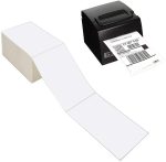 9527 Product Fanfold 4 x 6 Direct Thermal Labels White Perforated Shipping Labels, 500pcs per Stack,1 Stack - Image 3