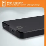 WD 2TB Elements Portable External Hard Drive - USB 3.0 - WDBU6Y0020BBK-WESN (Renewed) - Image 3