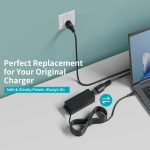 USB C Laptop Charger Fit for Lenovo ThinkPad, ChromeBook, Yoga, ThinkBook, Universal Type C AC Adapter with Power Cord 65W 45W - Image 6