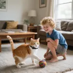 Pet Tracker,GPS Collar for Cats (Android Only) Smart tag,Waterproof Compatible with Google Find My,No Monthly Fee,Advanced Tracking Solution Smart Collar for Pet Safety Ideal Small Large Cats - Image 4