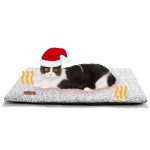 Self Warming Cat Bed Self Heating Cat Dog Mat 24 x 18 inch Extra Warm Thermal Pet Pad for Indoor Outdoor Pets with Removable Cover Non-Slip Bottom Washable Non Electric - Image 2