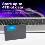 Crucial BX500 1TB 3D NAND SATA 2.5-Inch Internal SSD, up to 540MB/s - CT1000BX500SSD1, Solid State Drive - Image 4
