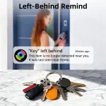 NavmmSenn Android Tracker Tags 4 Pack Air Luggage Tracker Tags Compatible with Google Find Hub App (Android Only) Bluetooth Tracker Key Finder and Item Locator for Wallets, Backpack, Suitcases-Black - Image 7