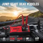 GOOLOO GT4000S Jump Starter 4000 Amp Car Starter 100W Two-Way Fast-Charging Portable Car Battery Charger Booster Pack for 10L Diesel and All Gas Engines, SuperSafe Lithium Jump Box for 12V Vehicles - Image 7