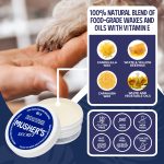 Musher's Secret Dog Paw Wax 60g – Moisturizing Dog Paw Balm – Helps Protect & Heals Cracked Paws – Creates an Invisible Paw Protectors Barrier – All-Natural Nose & Paw Balm with Vitamin E - Image 9