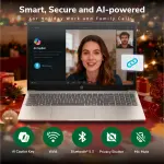 HP 15.6 Touchscreen Laptop Computer - Windows 11Pro, AI Copilot, 16GB RAM + 1TB SSD, 15.6'' FHD Anti-Glare Touchscreen (1920 x 1080), Intel 8 Core i3-N305, Intel UHD Graphics, WiFi-6, Moonlight Blue - Image 5