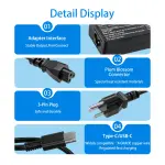 100W USB-C Power Adapter Fast Charger, Compatible with MacBook Pro/Air 16, 15, 14, 13 Inch, iPad Pro, Dell, Lenovo, HP, Asus - Universal USB-C Charger - Image 5