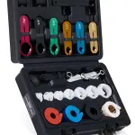 Master Quick Disconnect Tool Set, 25pc Line Disconnect Tool Kit for A/C Fuel & Transmission Systems, Fuel Line Disconnect Tools for Mechanics Compatible with Ford Chevy GM More, Black