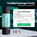 Upgrade Hydrogen Water Bottle – 6400PPB Hydrogen Water Generator, SPE/PEM Certified, 7oz Portable - Image 6