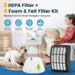 6 Pack Filters for Shark Navigator Lift Away Vacuum - Image 2