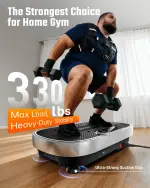 Vibration Plate Exercise Machine for Weight Loss & Lymphatic Drainage – 330LB Capacity - Image 8