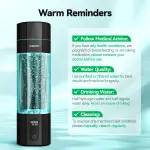 Upgrade Hydrogen Water Bottle – 6400PPB Hydrogen Water Generator, SPE/PEM Certified, 7oz Portable - Image 2
